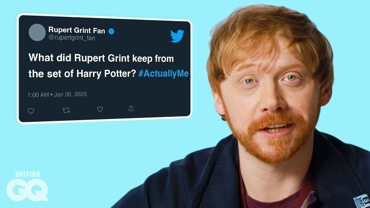 Video Thumbnail: Knock At The Cabin's Rupert Grint Answers Your Questions | Actually Me