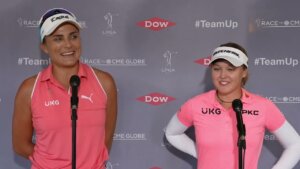 Video Thumbnail: Brooke Henderson & Lexi Thompson · Press Conference · 2023 Dow Great Lakes Bay Invitational · Lpga