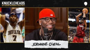 Video Thumbnail: Jermaine O'neal Sits Down With Q + D | Knuckleheads Podcast S8: Ep 10 | The Players' Tribune