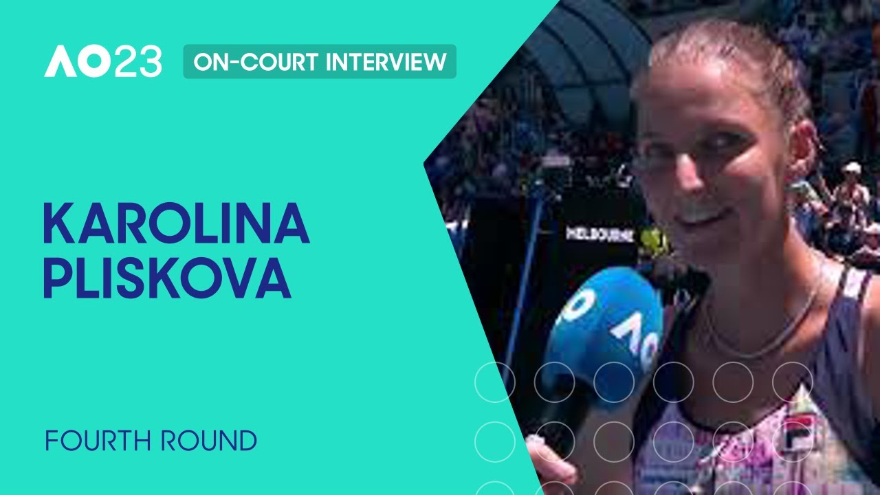 Video Thumbnail: Karolina Pliskova On Court Interview | Australian Open 2023 Fourth Round